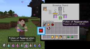 Regeneration Potion in Minecraft - apkafe