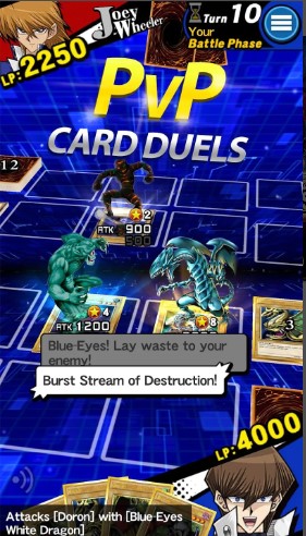 The gameplay- Yu-Gi-Oh! Duel Links