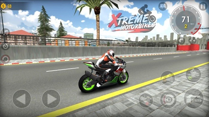The gameplay-Xtreme Motorbikes 