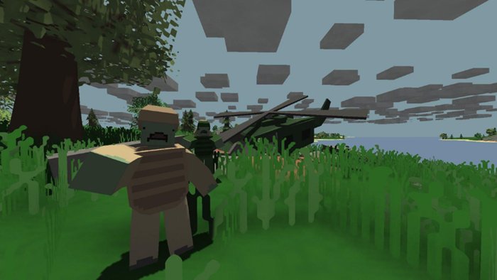 The gameplay- Unturned