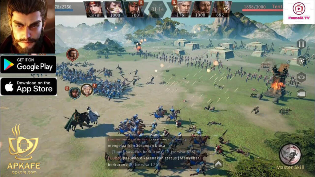 Features- Epic War: Thrones - The strategy game with dreamlike graphics