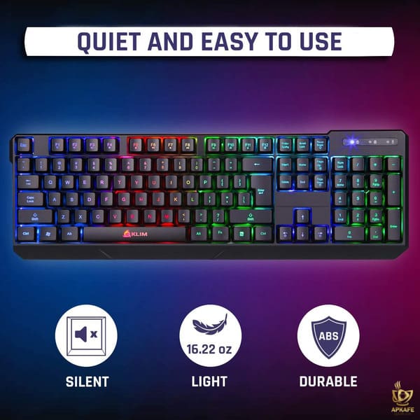 KLIM Chroma- 9 best silent gaming keyboards