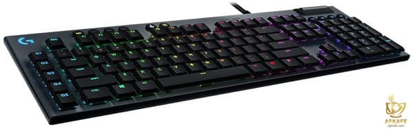 Logitech G815 RGB Mechanical Gaming Keyboard- 9 best silent gaming keyboards