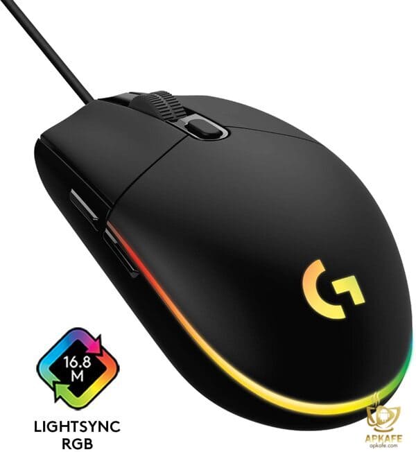 Logitech G203 LIGHTSYNC Wired Gaming Mouse-Best gaming mouse for small hands
