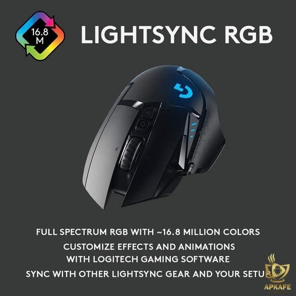 Logitech G502 LIGHTSPEED Wireless- Best gaming mouses for big hands