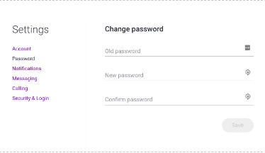 How to change your password