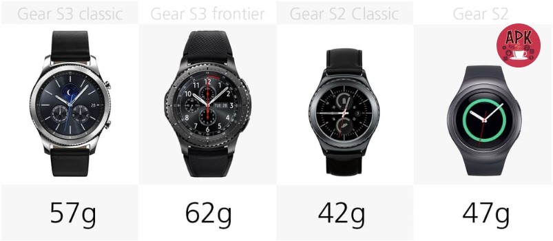 Weight- Samsung Gear S3 is really better than Samsung Gear S2?