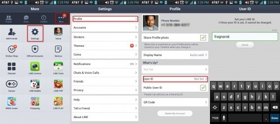 How to add a LINE contact on Android 4