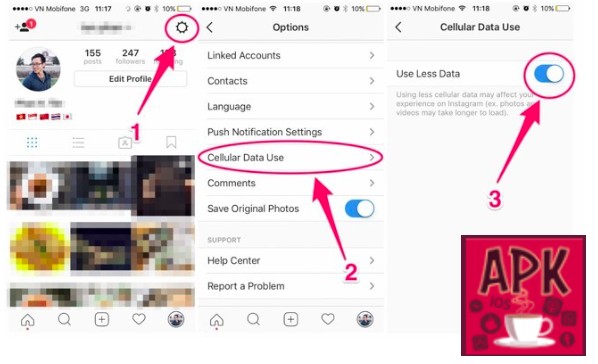 Save 3G when needed -Eight tips for using the Instagram app for newbies
