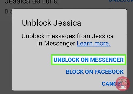 step 3-How to block and unblock someone on Facebook Messenger for Android-How to unblock someone on facebook messenger
