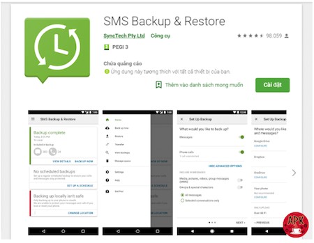 How to backup text messages on android without app