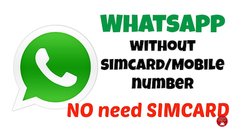 HOW TO CREATE A WHATSAPP ACCOUNT WITHOUT SIM CARDS