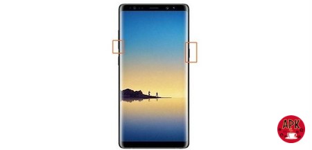 How to take screenshots with the Power button and volume key - Everything about Note 8 Screen