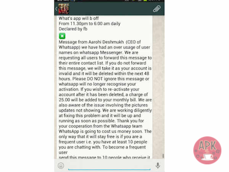 Ways to identify when using Whatsapp to not be scammed - Apkafe.com