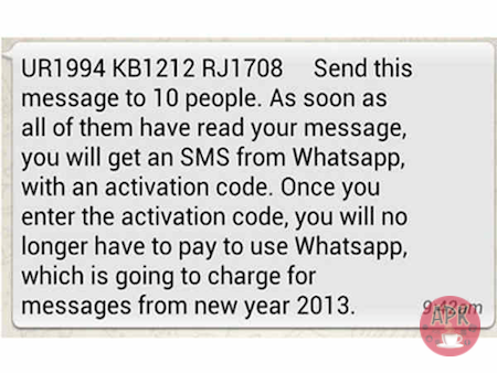 Ways to identify when using Whatsapp to not be scammed - Apkafe.com
