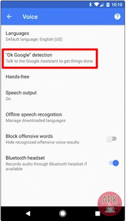 How To Disable Ok Google On Android - Apkafe.com