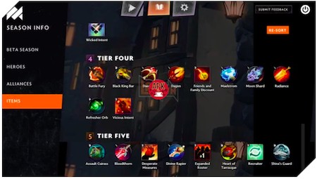 Equip the Global buff (Global Item) - Dota Underlords And Auto Chess Mobile Comparision