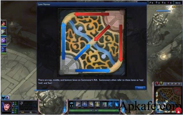 Instructions for playing the basic LOL Mobile games - apkafe.com