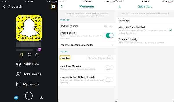 How to save pictures on Snapchat?