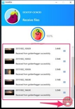 Transfer data on shareit - tip an tricks - apkafe.com