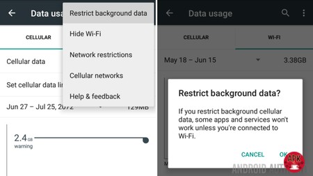 Use background data limit feature-3G Saving Tips