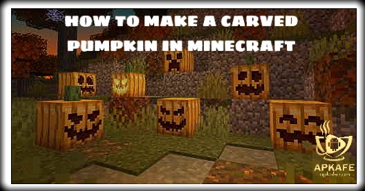 How to make a carved pumpkin in Minecraft