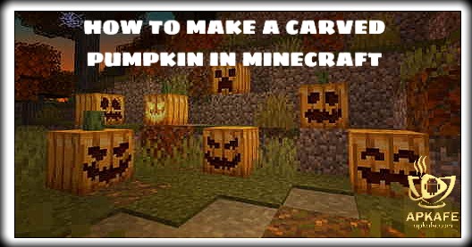 How to make carved pumpkin in minecraft