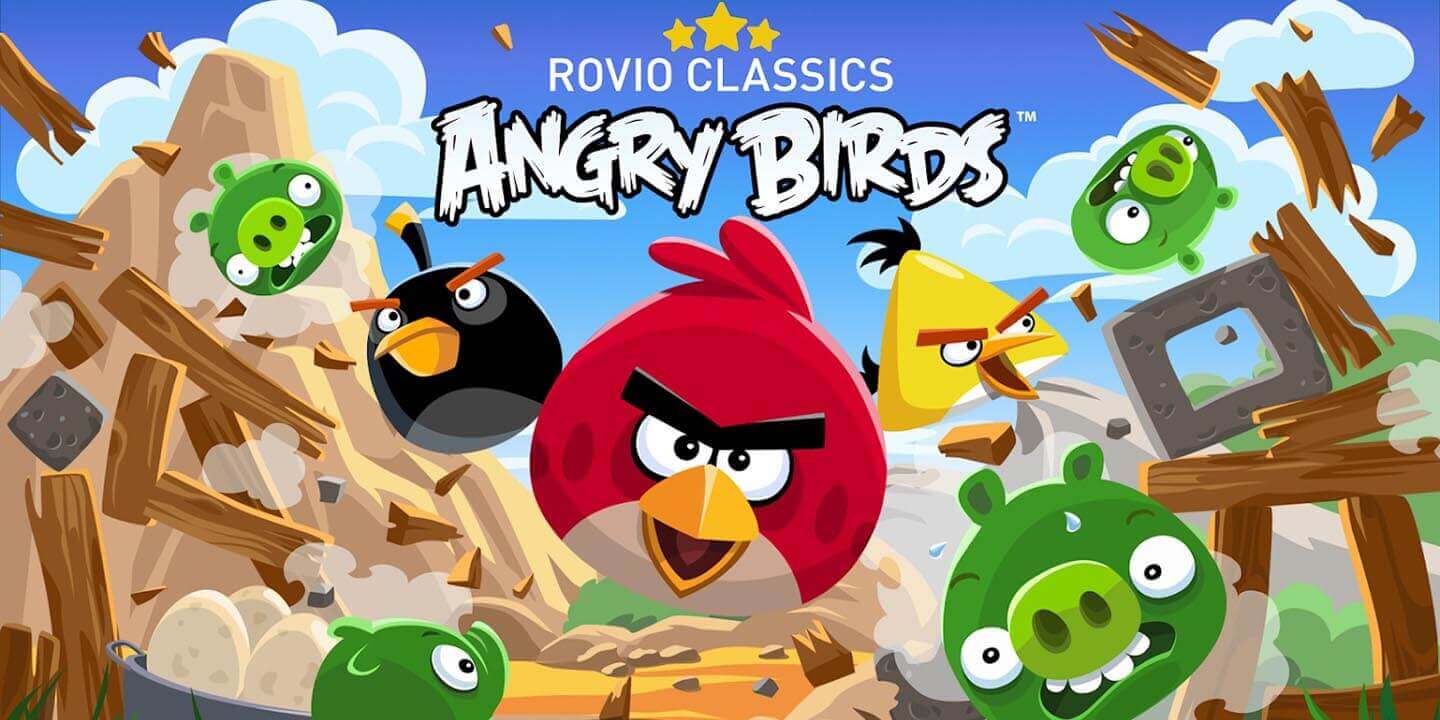 Angry Birds Classic: Kamikaze birds against pigs