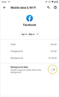 Block apps from using background data- How to save mobile data on Android devices