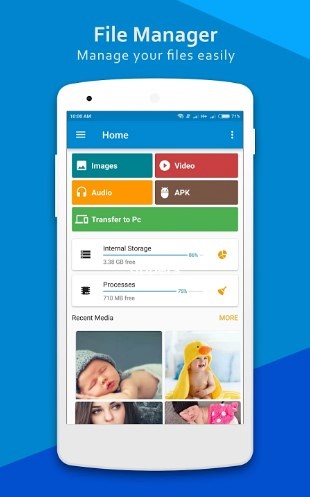 Manage folders on memory card and phone easily- ES File Explorer - A wonderful file manager for mobile
