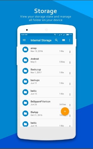 Manage files through a multitude of commands- ES File Explorer - A wonderful file manager for mobile