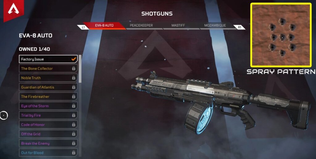 Eva-8 Auto-Shotguns- Top guns easy to play for newbies in Apex Legends