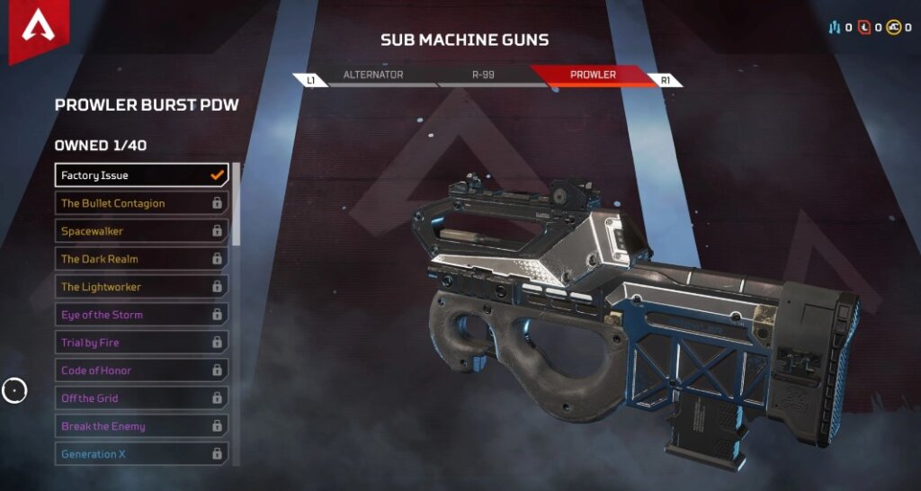 Prowler - Sub Machine Guns- Top guns easy to play for newbies in Apex Legends