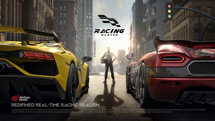 The gameplay- Racing Master