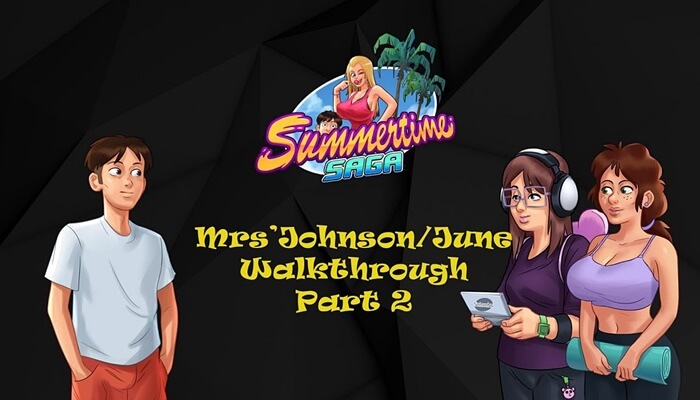 Ms. Johnson & June- Summertime Saga: How to cheat to complete all levels