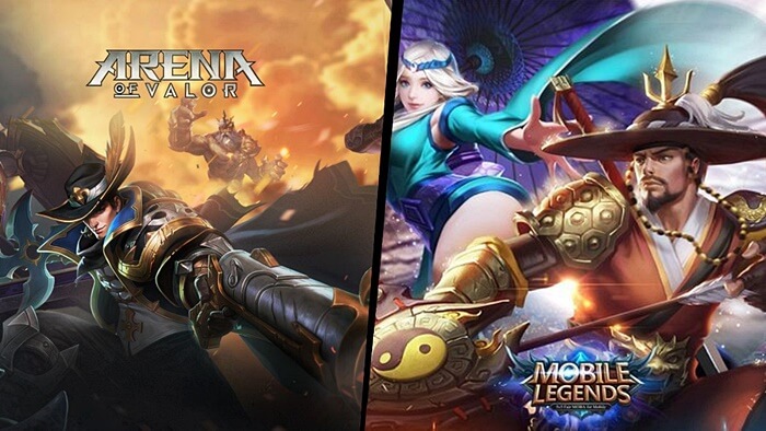 A comparison between Arena of Valor Mobile and Mobile Legends Bang Bang