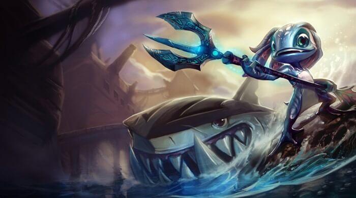 Fizz - Mischievous Fish- Top 7 strongest mid-lane champions in League of Legends: Wild Rift