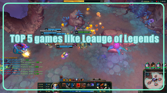 Top 5 games like League of Legends for Android and iOS