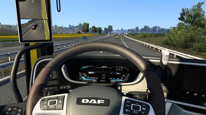 The gameplay- Euro Truck Simulator 2