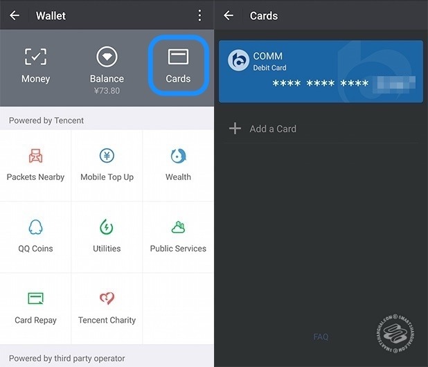 Add a bank card- How to use WeChat Pay