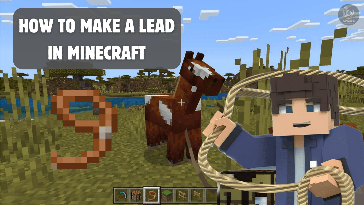 how to make a lead in minecraft-apk