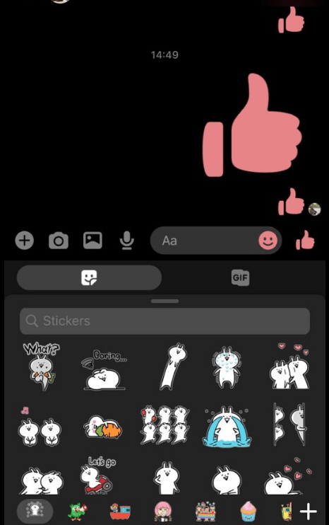  Adjust the size of the emoji- 23 tips and tricks for Facebook Messenger that you may not know