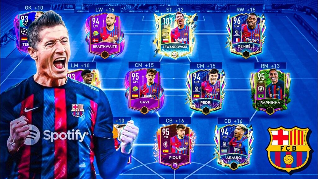 Barcelona Top teams to manage in Career Mode of FIFA Mobile 23
