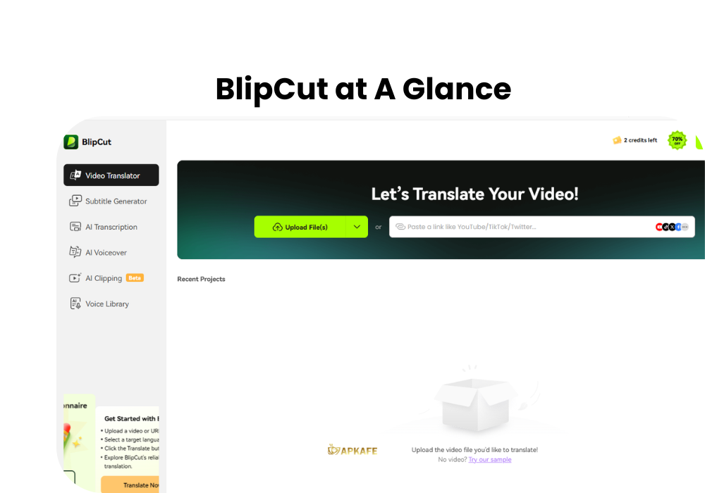 BlipCut web