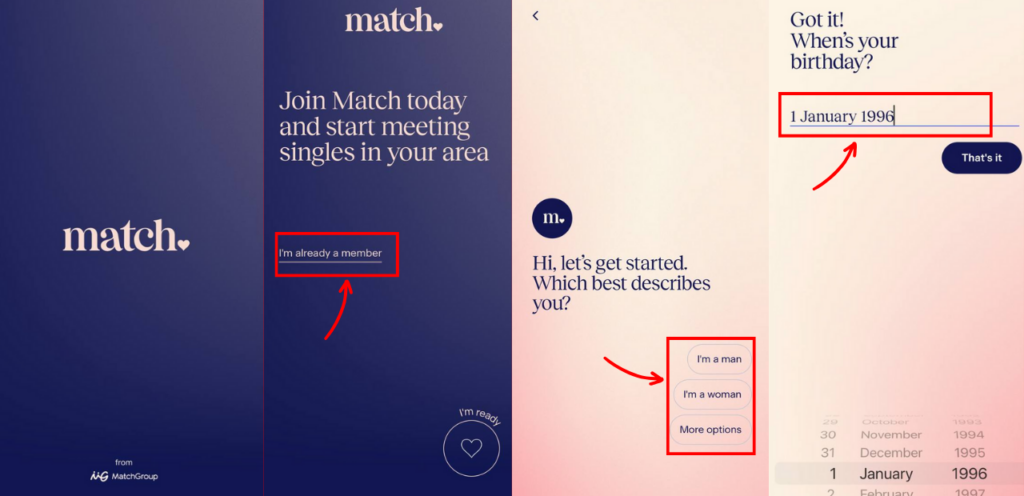 Creating an Account Match app