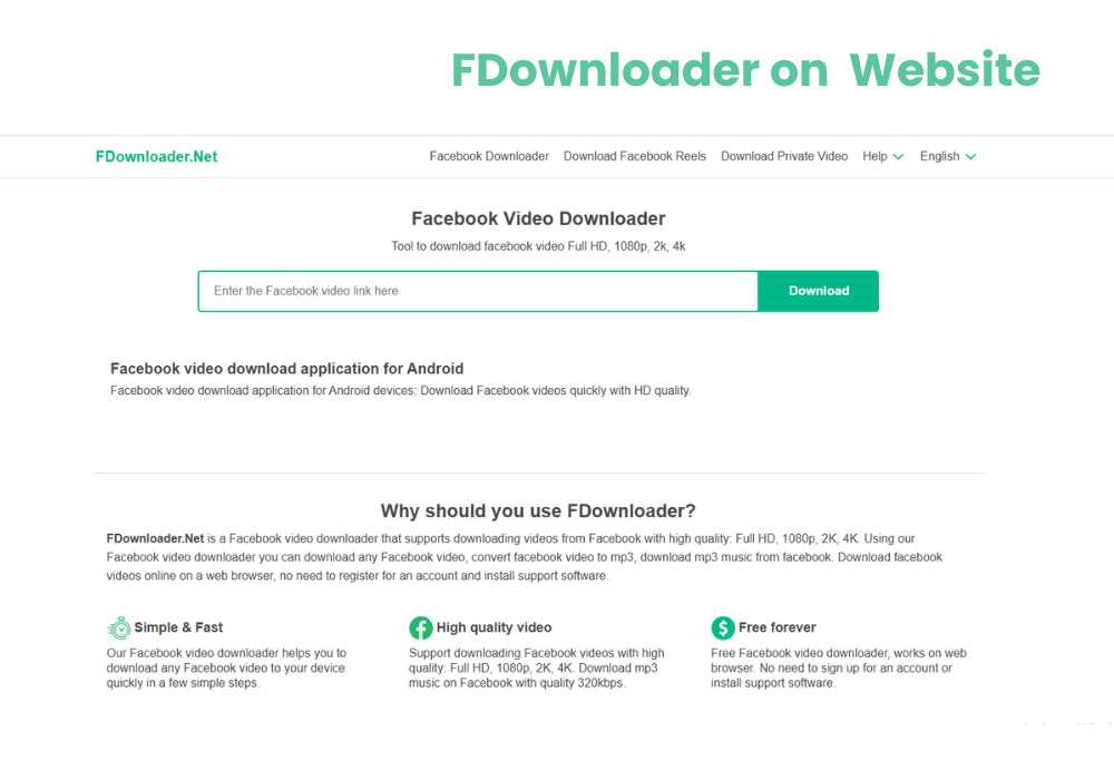 FDownloader web