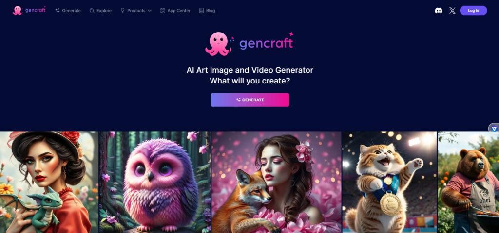 Gencraft AI Website