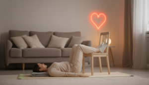 Supported Resting Pose (Cool Down & Heart Reset)