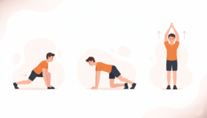 Burpee Presses (Burpee + Overhead Press)