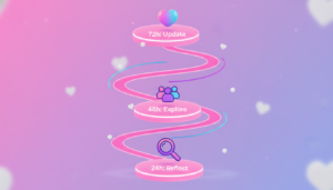 72-hour action plan for sexual self-discovery infographic bright pink